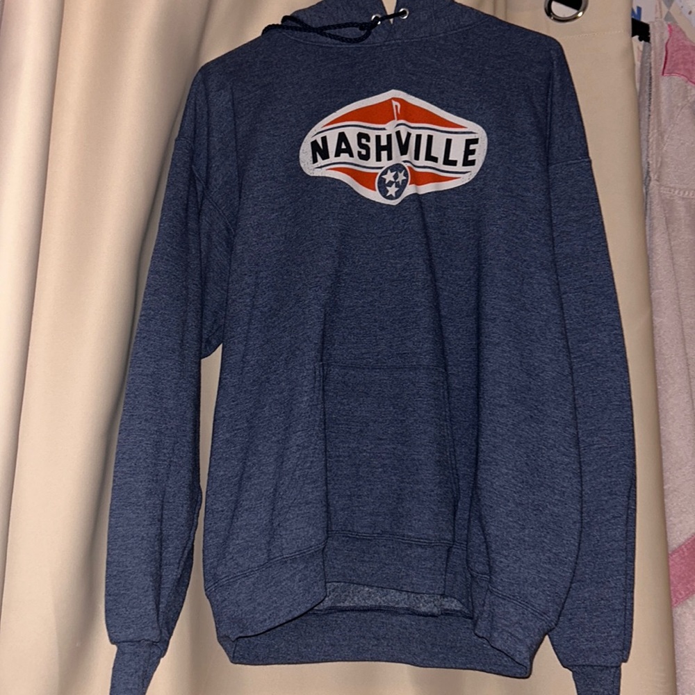 hanes, dark blue, L